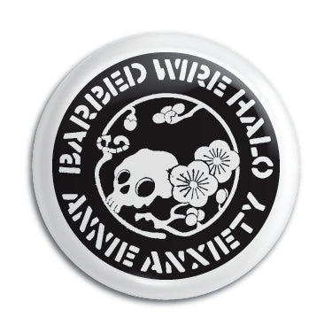 Annie Anxiety (Barbed Wire Halo) 1" Button / Pin / Badge Omni-Cult