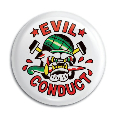 Evil Conduct 1" Button / Pin / Badge Omni-Cult