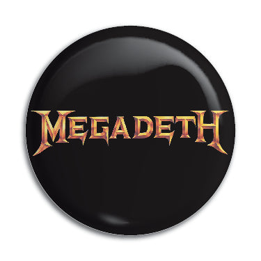 Megadeth (Classic Bronze Logo) 1" Button / Pin / Badge Omni-Cult