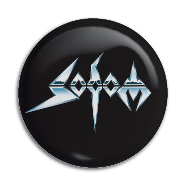 Sodom (Metallic Logo) 1" Button / Pin / Badge Omni-Cult