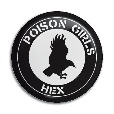 Poison Girls (Hex 1) 1" Button / Pin / Badge Omni-Cult