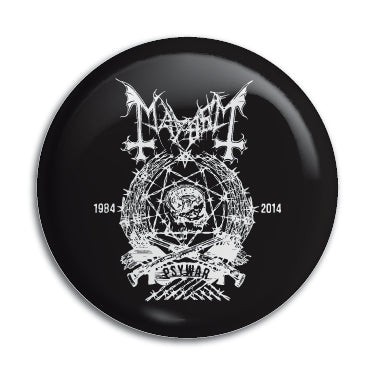 Mayhem (Psywar) 1" Button / Pin / Badge Omni-Cult