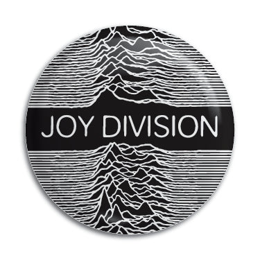 Joy Division (Unknown Pleasures) 1" Button / Pin / Badge Omni-Cult