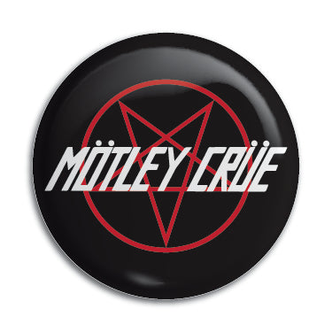 Motley Crue (Pentagram Logo) 1" Button / Pin / Badge Omni-Cult