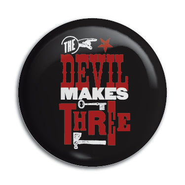 Devil Makes Three (1) 1" Button / Pin / Badge Omni-Cult