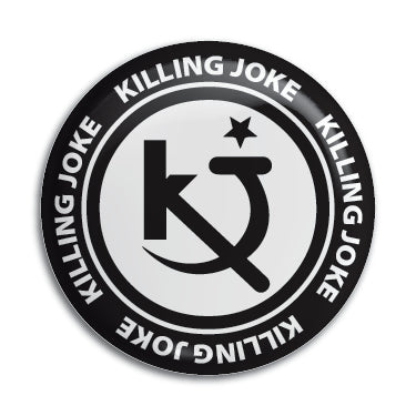 Killing Joke (Sickle Logo) 1" Button / Pin / Badge Omni-Cult