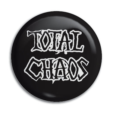 Total Chaos (B&W Logo) 1" Button / Pin / Badge Omni-Cult