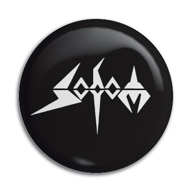 Sodom (B&W Logo) 1" Button / Pin / Badge Omni-Cult