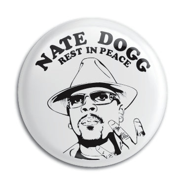 Nate Dogg (1) 1" Button / Pin / Badge Omni-Cult