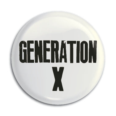 Generation X 1" Button / Pin / Badge Omni-Cult