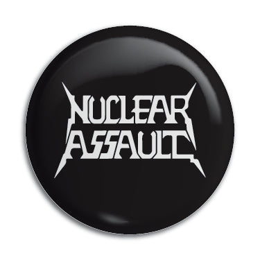 Nuclear Assault (B&W Logo) 1" Button / Pin / Badge Omni-Cult