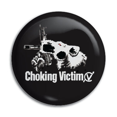 Choking Victim (Rat) 1" Button / Pin / Badge Omni-Cult