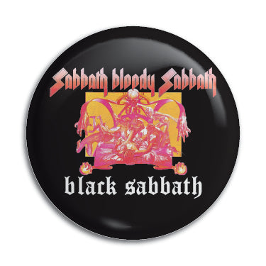 Black Sabbath (Bloody Sabbath) 1" Button / Pin / Badge Omni-Cult