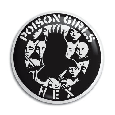 Poison Girls (Hex 2) 1" Button / Pin / Badge Omni-Cult