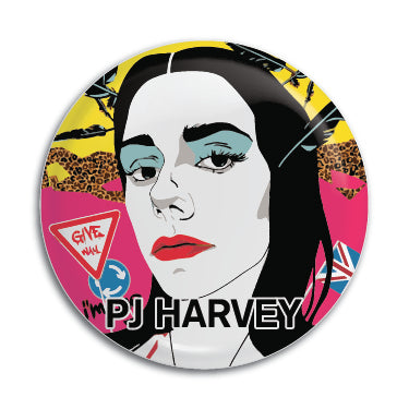 PJ Harvey 1" Button / Pin / Badge