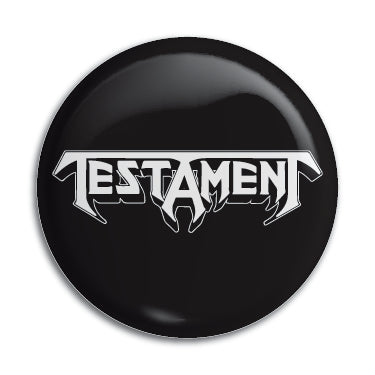 Testament (Logo 2) 1" Button / Pin / Badge Omni-Cult