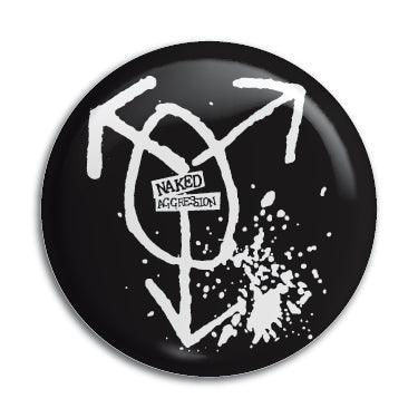 Naked Aggression 1" Button / Pin / Badge Omni-Cult