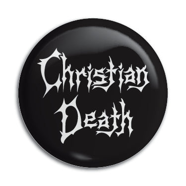 Christian Death (B&W Logo) 1" Button / Pin / Badge Omni-Cult