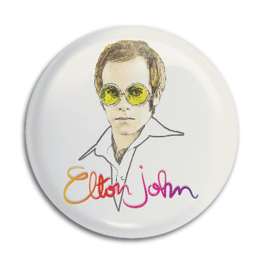 Elton John 1" Button / Pin / Badge