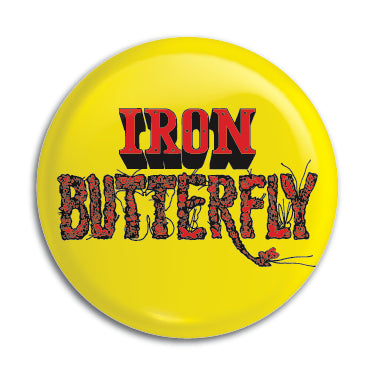 Iron Butterfly 1" Button / Pin / Badge
