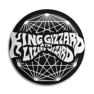 King Gizzard & The Lizard Wizard (Logo) 1" Button / Pin / Badge Omni-Cult