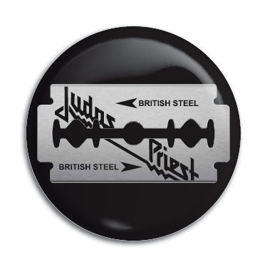 Judas Priest (British Steel Blade) 1" Button / Pin / Badge Omni-Cult