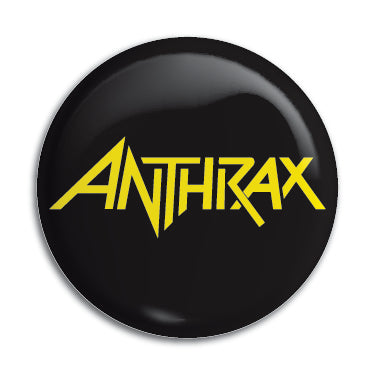 Anthrax (Thrash Yellow Logo) 1" Button / Pin / Badge Omni-Cult