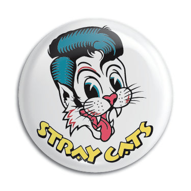 Stray Cats (Logo 2) 1" Button / Pin / Badge Omni-Cult