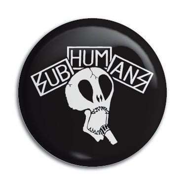Subhumans (Skull Logo) 1" Button / Pin / Badge Omni-Cult