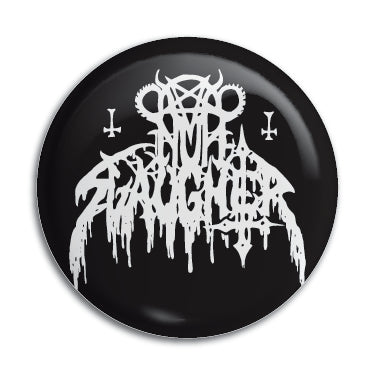 Nunslaughter (Logo 1) 1" Button / Pin / Badge Omni-Cult