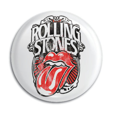 Rolling Stones (Vintage Logo) 1" Button / Pin / Badge Omni-Cult