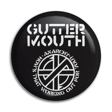 Guttermouth (Crass Logo) 1" Button / Pin / Badge Omni-Cult