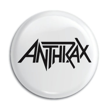 Anthrax (Thrash Black Logo) 1" Button / Pin / Badge Omni-Cult