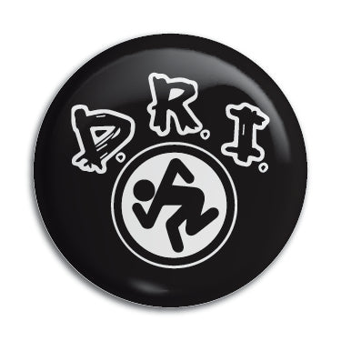 D.R.I. (B&W) 1" Button / Pin / Badge Omni-Cult