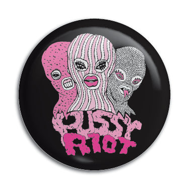 Pussy Riot (2) 1" Button / Pin / Badge Omni-Cult