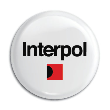 Interpol 1" Button / Pin / Badge