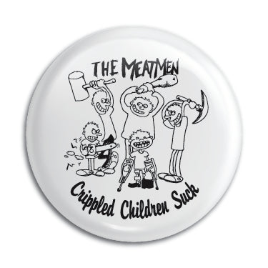 Meatmen (Crippled Children) 1" Button / Pin / Badge Omni-Cult