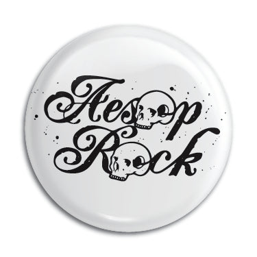 Aesop Rock (B&W Logo) 1" Button / Pin / Badge Omni-Cult