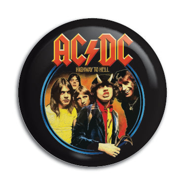 ACDC (Highway To Hell) 1" Button / Pin / Badge Omni-Cult