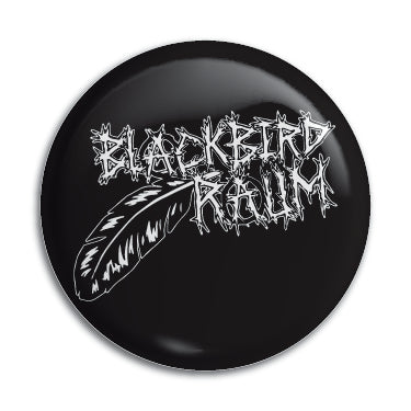 Blackbird Raum (Feather Logo) 1" Button / Pin / Badge Omni-Cult