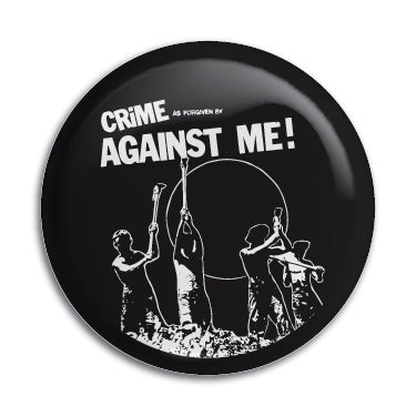 Against Me! (Crime) 1" Button / Pin / Badge Omni-Cult