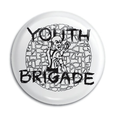 Youth Brigade (Skinhead) 1" Button / Pin / Badge Omni-Cult