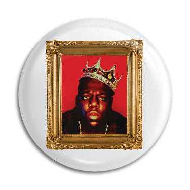 Notorious BIG (Picture Frame) 1" Button / Pin / Badge Omni-Cult