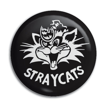 Stray Cats (Logo 1) 1" Button / Pin / Badge Omni-Cult