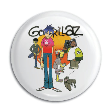 Gorillaz (Band) 1" Button / Pin / Badge