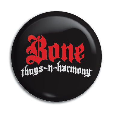Bone Thugs N Harmony (Red & White Logo) 1" Button / Pin / Badge Omni-Cult