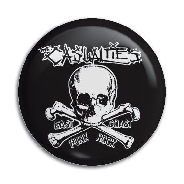 Casualties (East Coast Punk Rock) 1" Button / Pin / Badge Omni-Cult