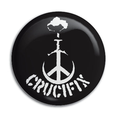 Crucifix 1" Button / Pin / Badge Omni-Cult