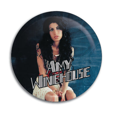 Amy Winehouse (Back To Black) 1" Button / Pin / Badge