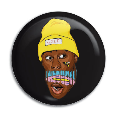 Tyler The Creator (Acid Face) 1" Button / Pin / Badge